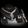 Occident alloy Drill set earring + necklace + Bracelet NHXS0794picture3