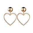 Alloy Simple Sweetheart earring  Alloy NHBQ1360Alloypicture5