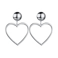 Alloy Simple Sweetheart earring  Alloy NHBQ1360Alloypicture6