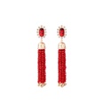 Alloy Fashion Tassel earring  Red1 NHQD5332Red1picture22