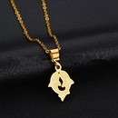 TitaniumStainless Steel Simple Animal necklace  Butterfly  Alloy NHHF0064ButterflyAlloypicture5