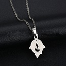 TitaniumStainless Steel Simple Animal necklace  Butterfly  Alloy NHHF0064ButterflyAlloypicture6