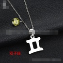 TitaniumStainless Steel Korea Geometric necklace  Aries NHHF0073Ariespicture3