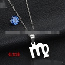 TitaniumStainless Steel Korea Geometric necklace  Aries NHHF0073Ariespicture6