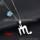 TitaniumStainless Steel Korea Geometric necklace  Aries NHHF0073Ariespicture8