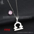 TitaniumStainless Steel Korea Geometric necklace  Aries NHHF0073Ariespicture31