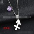 TitaniumStainless Steel Korea Geometric necklace  Aries NHHF0073Ariespicture33