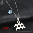 TitaniumStainless Steel Korea Geometric necklace  Aries NHHF0073Ariespicture35
