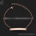 TitaniumStainless Steel Simple Geometric bracelet  Steel color NHHF0179Steelcolorpicture11