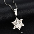 TitaniumStainless Steel Korea Geometric necklace  Shell  Owl NHHF0180ShellOwlpicture19