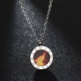 TitaniumStainless Steel Korea Geometric necklace  Steelwhite shell NHHF0253Steelwhiteshellpicture22