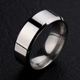 TitaniumStainless Steel Simple Geometric Ring  Blue5 NHHF0311Blue5picture130