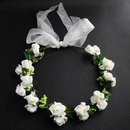 Cloth Fashion Flowers Hair accessories  white NHHS0378whitepicture12