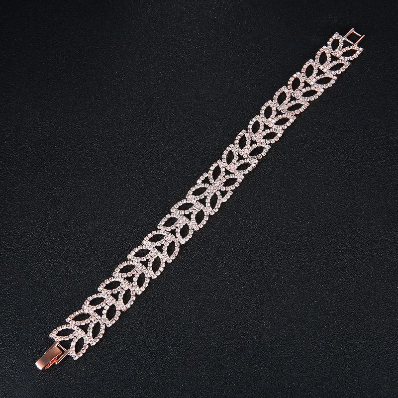 Alloy Fashion Geometric bracelet  Rose alloy NHHS0424Rosealloy