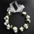 Cloth Fashion Flowers Hair accessories  white NHHS0378whitepicture15