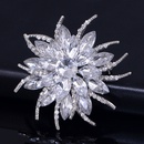 Alloy Korea Flowers A brooch  white NHDR2666whitepicture1