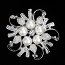 Alloy Fashion Flowers A brooch  18 k white Aa027  B NHDR268518kwhiteAa027Bpicture2