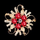 Alloy Fashion Flowers A brooch  18 k white Aa027  B NHDR268518kwhiteAa027Bpicture4