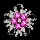 Alloy Fashion Flowers A brooch  18 k white Aa027  B NHDR268518kwhiteAa027Bpicture5