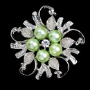 Alloy Fashion Flowers A brooch  18 k white Aa027  B NHDR268518kwhiteAa027Bpicture7