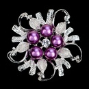 Alloy Fashion Flowers A brooch  18 k white Aa027  B NHDR268518kwhiteAa027Bpicture8