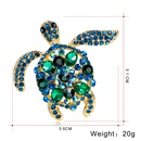 Alloy Fashion Flowers A brooch  18 k hole Ag008  A blue NHDR271218kholeAg008Abluepicture1