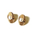 Hersteller liefern Perlen ohrringe Ohrringe Retro klassische Perlen ohrringe Silbernadel ohrringe Grohandel Ohrringepicture7