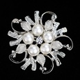 Alloy Fashion Flowers A brooch  18 k white Aa027  B NHDR268518kwhiteAa027Bpicture12