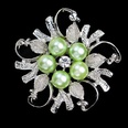 Alloy Fashion Flowers A brooch  18 k white Aa027  B NHDR268518kwhiteAa027Bpicture17