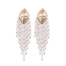Alloy Fashion Geometric earring  white NHJQ10402whitepicture1