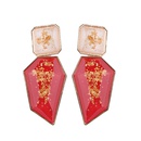 Alloy Fashion Geometric earring  red NHJQ10405redpicture1