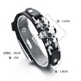 TitaniumStainless Steel Fashion Geometric bracelet  Shantou 1 NHHF0468Shantou1picture11