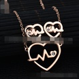 TitaniumStainless Steel Korea  necklace  Steel color NHHF0676Steelcolorpicture9