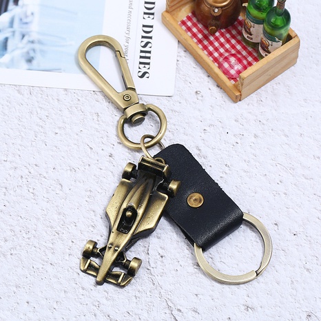 Alloy Vintage  key chain  (black) NHPK2043-black's discount tags