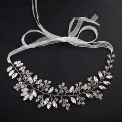 Imitated crystal&CZ Fashion Geometric Hair accessories  (Alloy) NHHS0498-Alloy