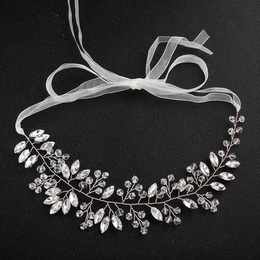 Imitated crystalCZ Fashion Geometric Hair accessories  Alloy NHHS0498Alloypicture1