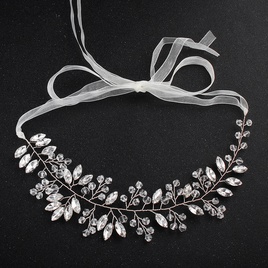 Imitated crystalCZ Fashion Geometric Hair accessories  Alloy NHHS0498Alloypicture3