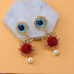 Alloy Fashion Flowers earring  (Alloy) NHNT0599-Alloy
