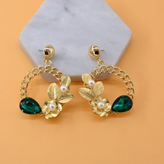 Alloy Fashion Flowers earring  (Alloy) NHNT0602-Alloy