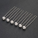 Imitated crystalCZ Fashion Geometric Hair accessories  Alloy NHHS0444Alloypicture1
