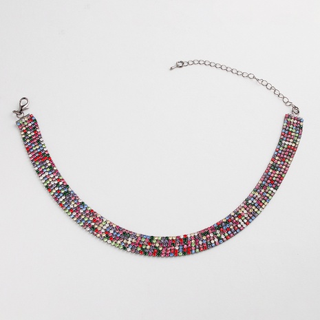 Alloy Fashion Geometric necklace  (AB color rhinestone) NHHS0466-AB-color-rhinestone's discount tags