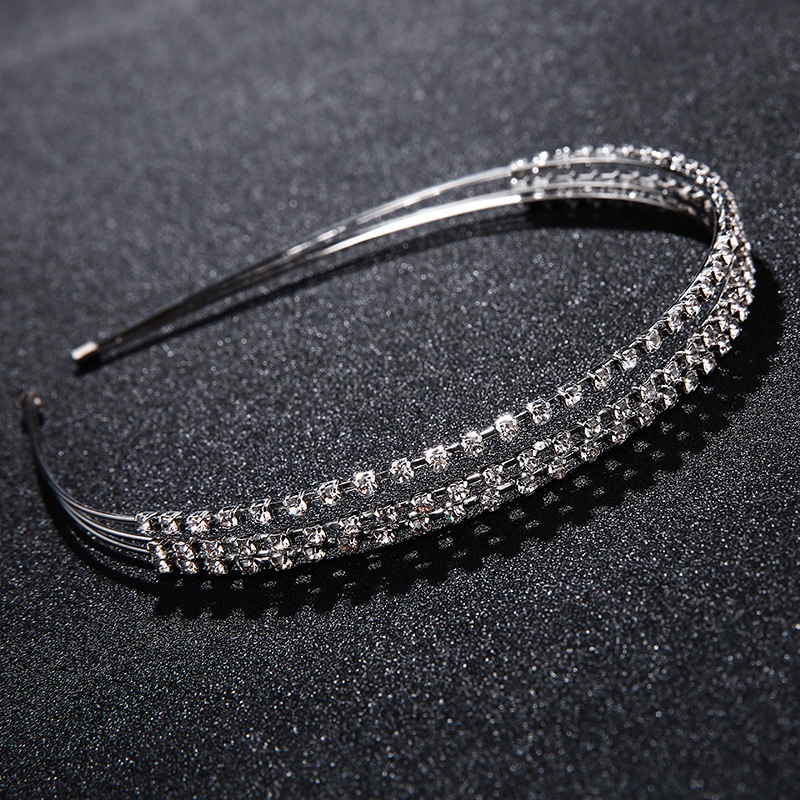 Imitated crystalCZ Simple Geometric Hair accessories  Alloy NHHS0492Alloy