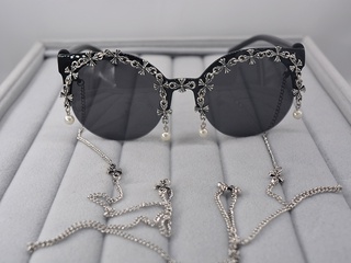 Alloy Vintage  glasses  (black) NHNT0533-black