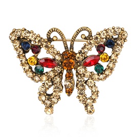 Retro alloy Rhinestone brooch AG030A  NHDR1145picture3