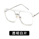 Plastic Vintage  glasses  Transparent white sheet NHKD0011Transparentwhitesheetpicture1