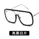 Plastic Vintage  glasses  Transparent white sheet NHKD0011Transparentwhitesheetpicture2