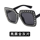 Plastic Fashion  glasses  Bright black full gray NHKD0052Brightblackfullgraypicture1