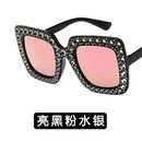 Plastic Fashion  glasses  Bright black full gray NHKD0052Brightblackfullgraypicture10