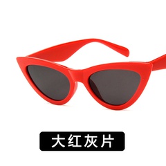 Plastic Fashion  glasses  (Big red ash) NHKD0103-Big-red-ash