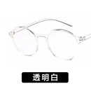 Plastic Vintage  glasses  Transparent powder NHKD0181Transparentpowderpicture3